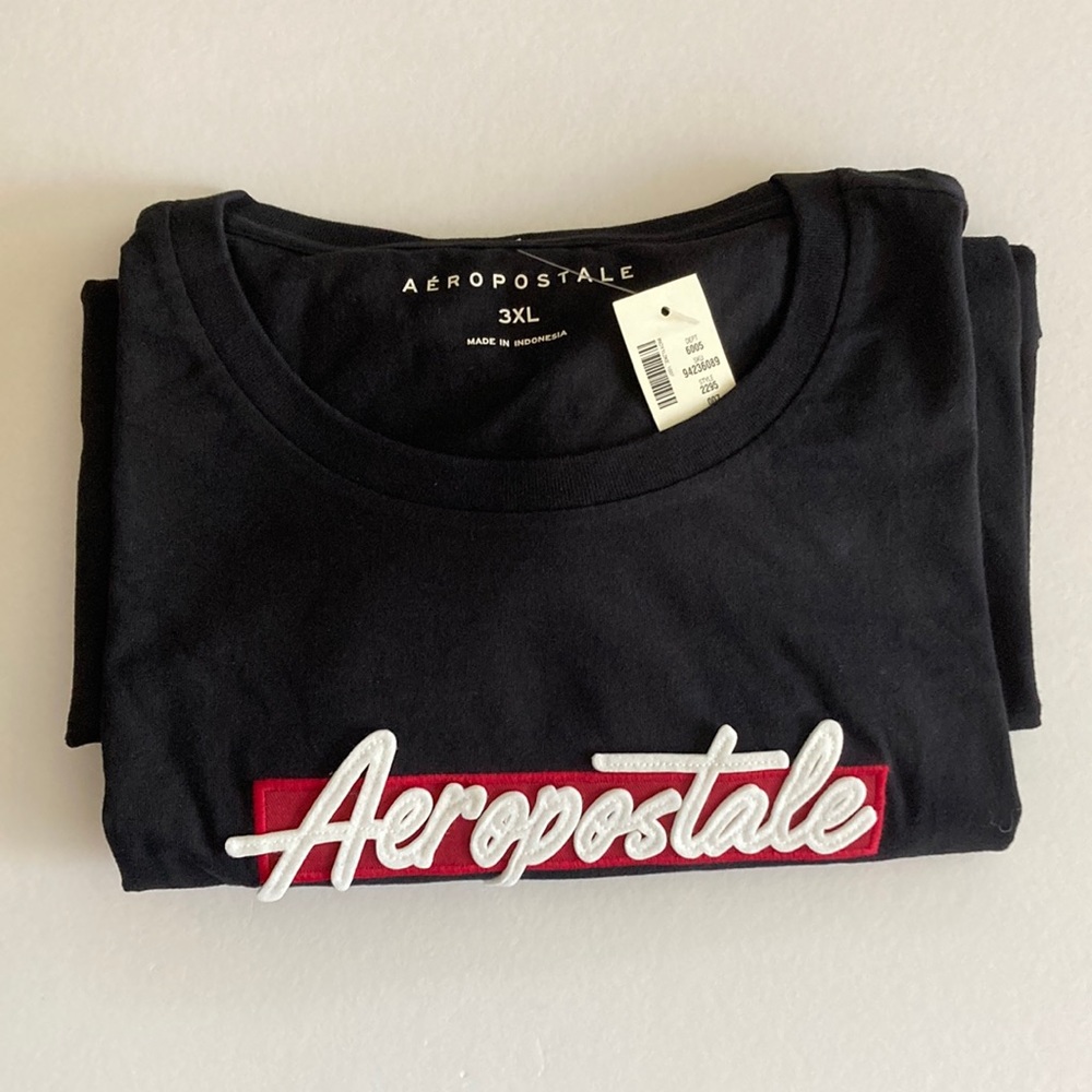 Aeropostale | NWT Men’s Embroidered Black T-Shirt